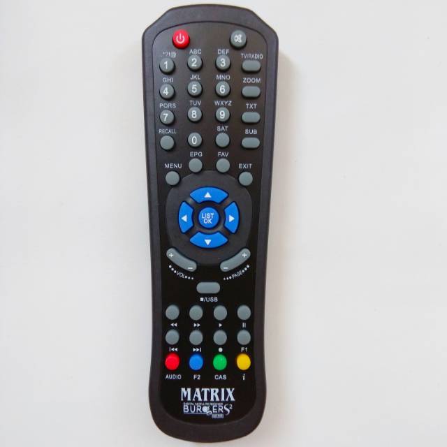 REMOT REMOTE PARABOLA MATRIX BURGER S2/GARUDA HD PVR ORI/ORIGINAL/ASLI