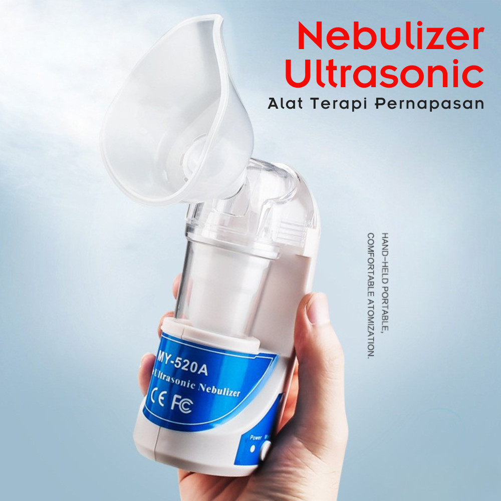 Alat Terapi Pernafasan Asma | Alat Uap Nebulizer | Inhaler Hidung Bayi-Dewasa