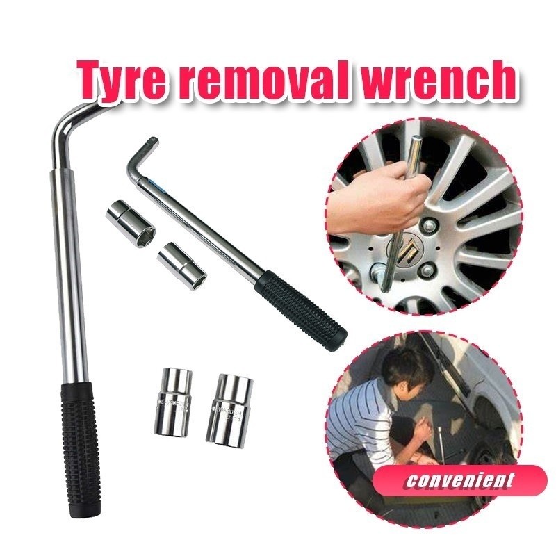 Kunci L Multifungsi Pengencang dan Pembuka Baut Ban Mobil