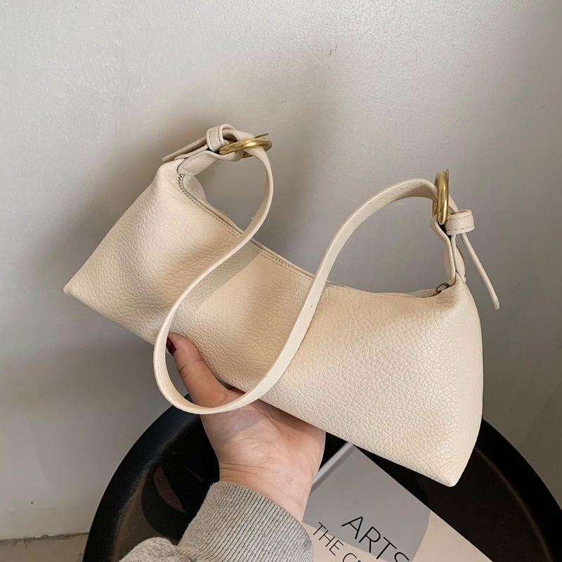 Tas lengan mode, tas bahu wanita baru, tas bahu sederhana, gaya luar negeri.