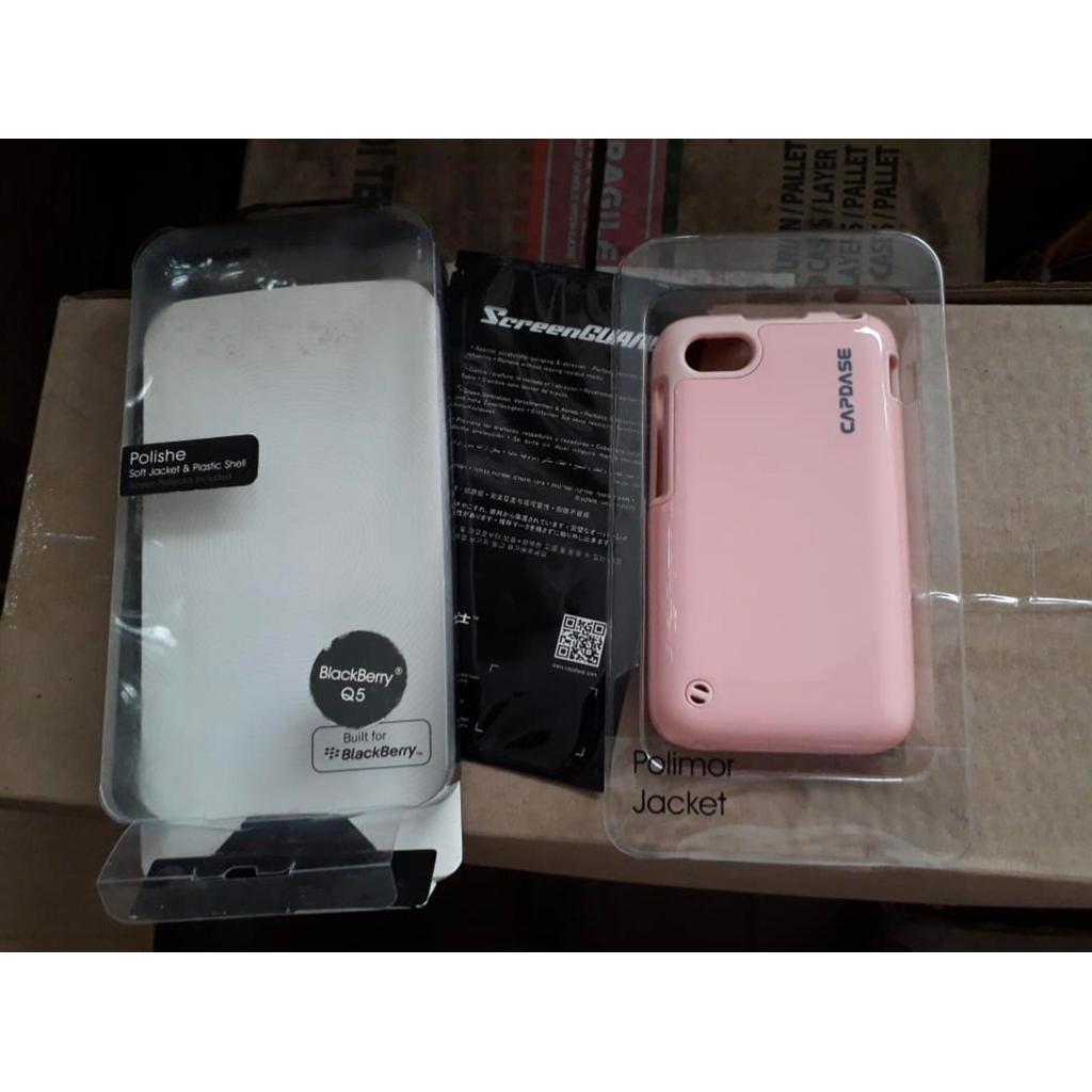 capdase blackberry q5 bb peach pink Soft Case + anti gores