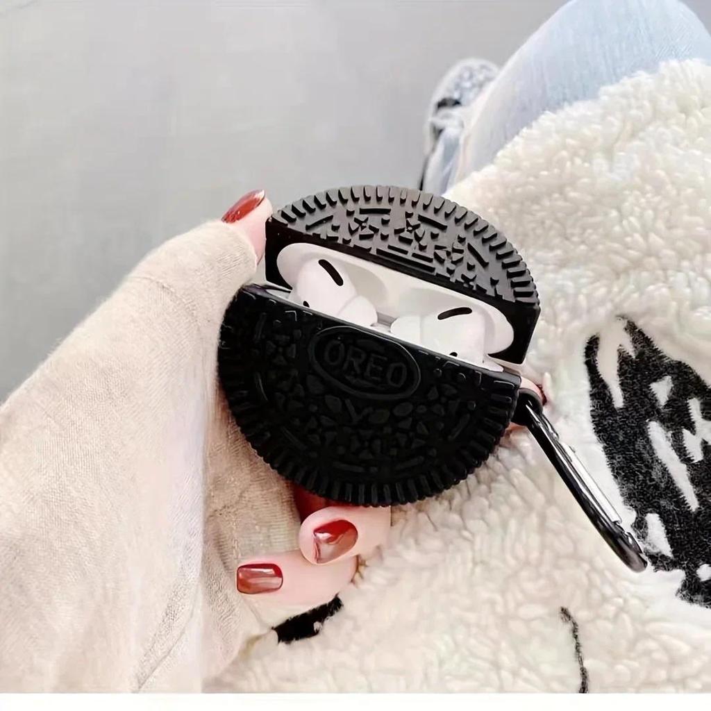 3D Cute Funny Cookie Design Silicone Case,For Realme Buds Air 5 Pro Earbuds Case,For Realme Buds Air