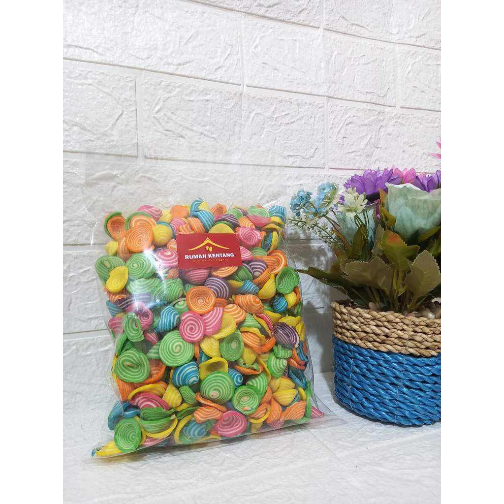 sale TERMURAH Snack Kuping gajah mini kuping gajah pelangi cemilan kuping gajah warna warni KUPING G