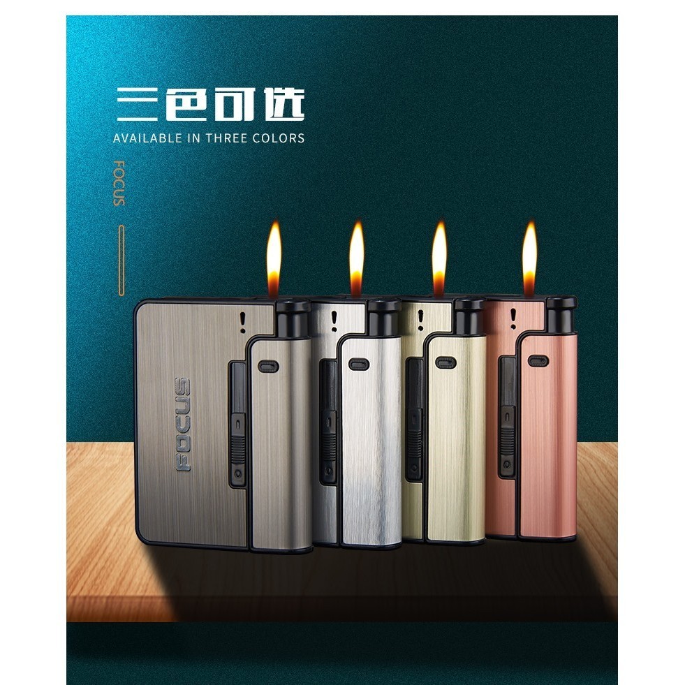 Kotak Tempat Korek YH-1001-7 Cigarette Case with Lighter Slot