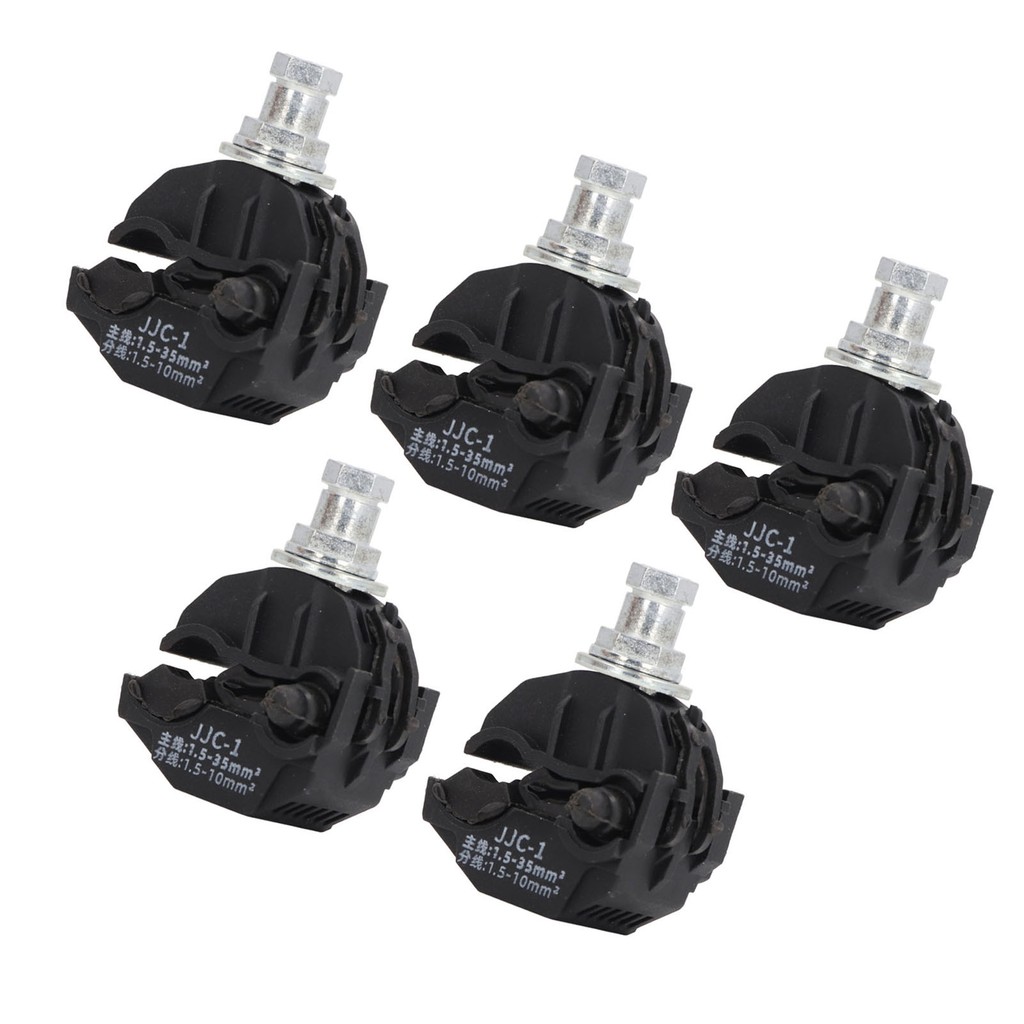 5 Pcs ulation Piercing Connector 1KV No Peeling Piercing Clamp High Low Voltage Cable Sitter ulation