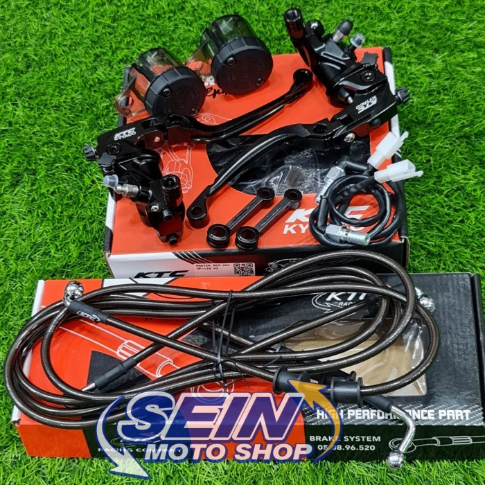 PAKET MASTER REM KTC KYTACO V2 PLUS SELANG REM KTC NMAX PCX NON ABS