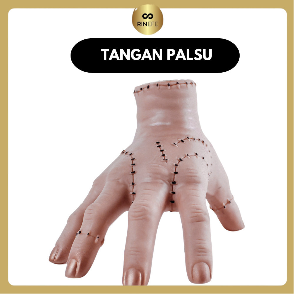 RINEFE (ACC01) Tangan Palsu Sarung Tangan Sticker Tato Halloween Cosplay Bahan Silikon