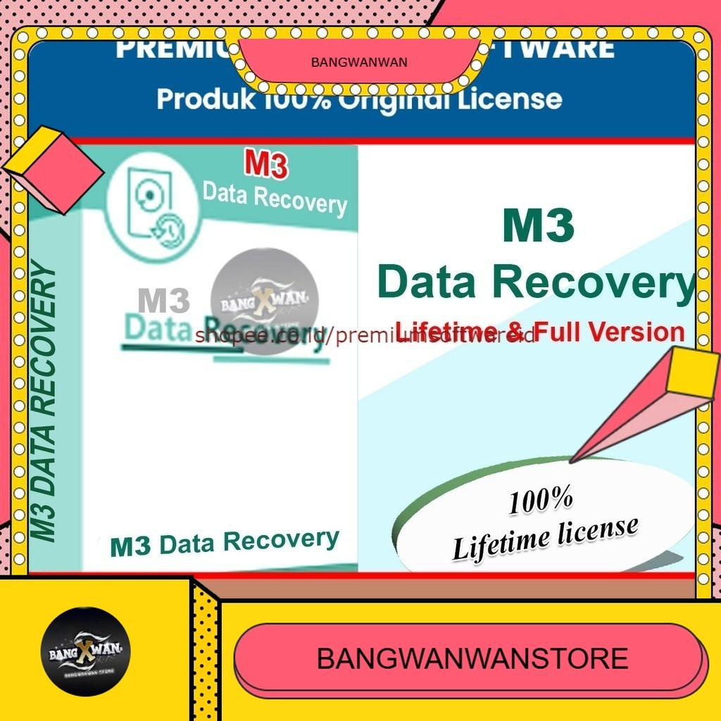 M3 Data Recovery Pro Hardisk Rusak Raw Partisi Hilang Terformat Bitlocker