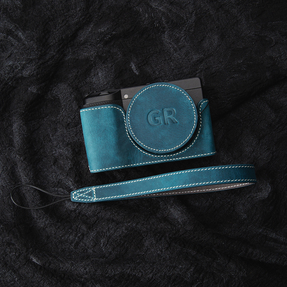 GR IV Handmade Camera Bag GRIV Vintage Genuine Leather Half-Wrap Case Box Cover Half Case Protector 