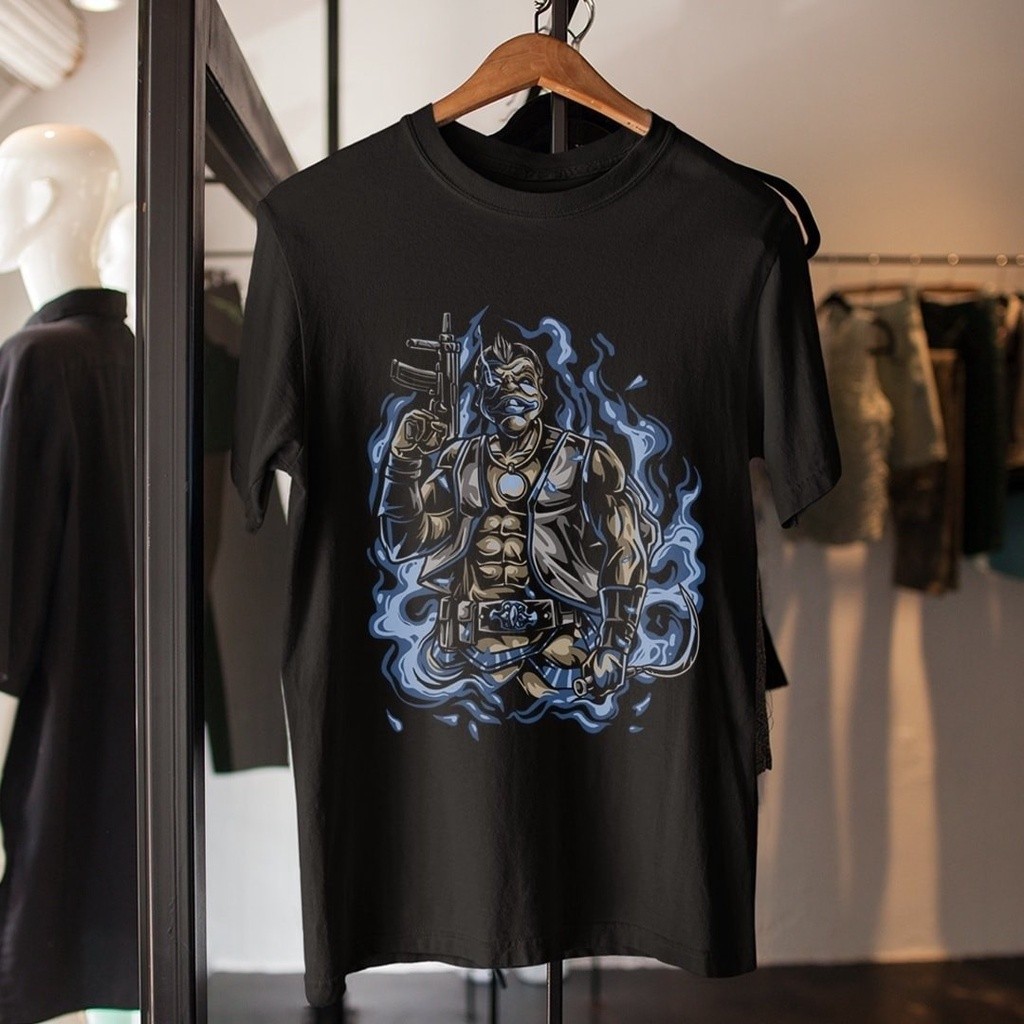 Kaos distro premium - Semar soldier style vector