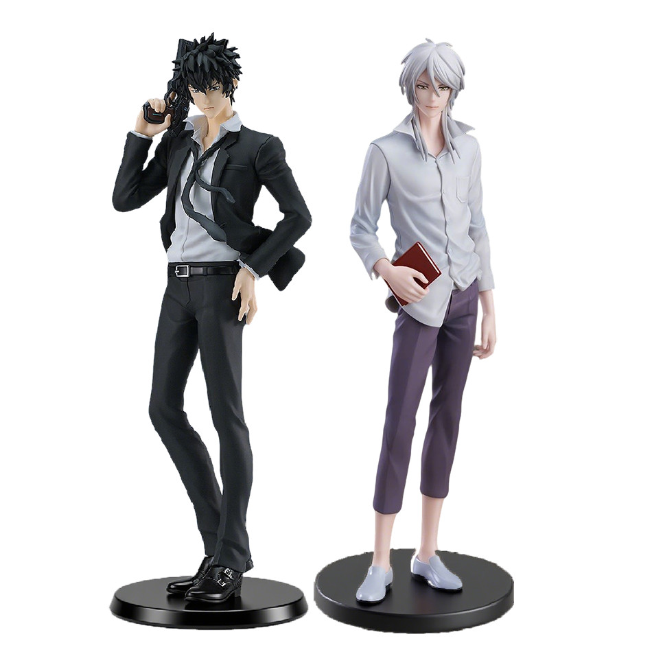 18cm Psycho-Pass Makishima Shogo Anime Figure Parade Kougami Shinya Action Figure Kagari Shuusei Fig