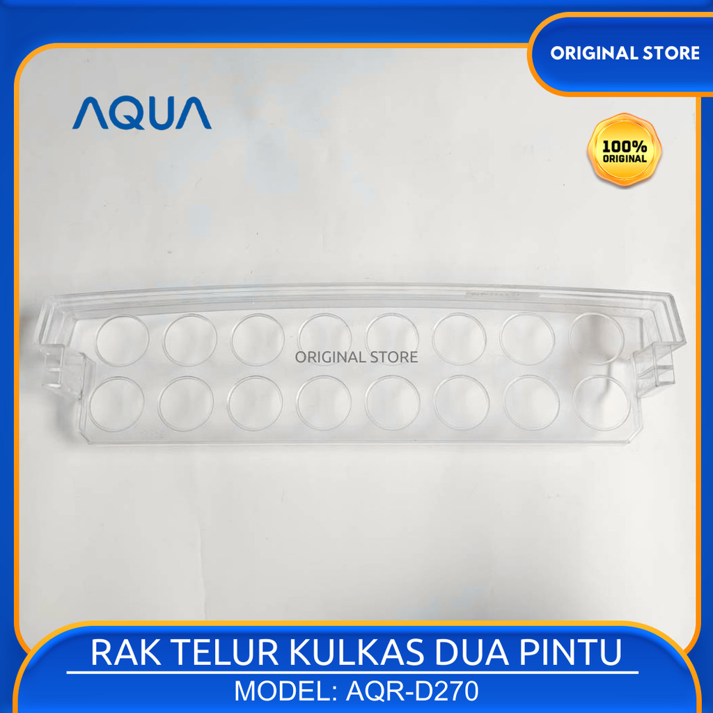 Tarakan Telur Kulkas 2 Pintu AQUA AQR-D270