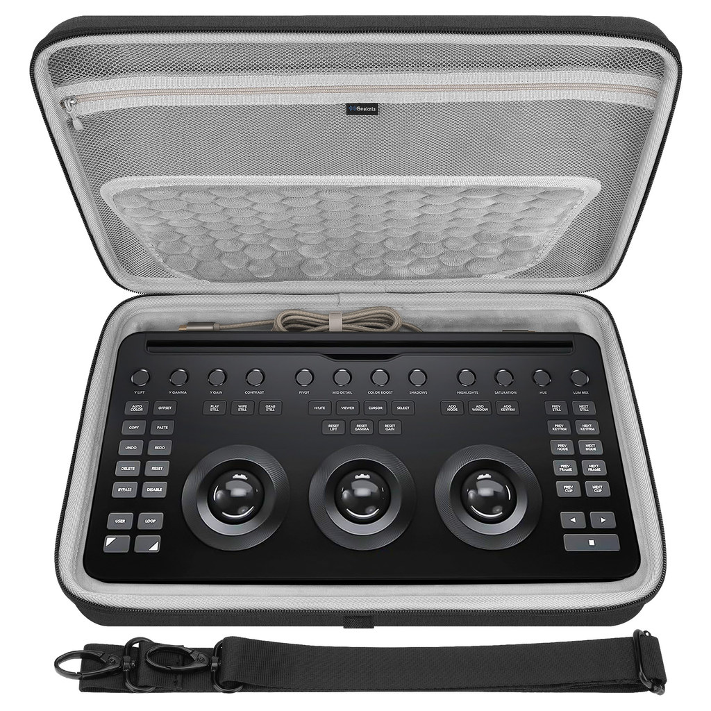 Geekria Hard Shell Travel Carrying Case, EVA Protective Bag Compatible with Blackmagic Design Davinc