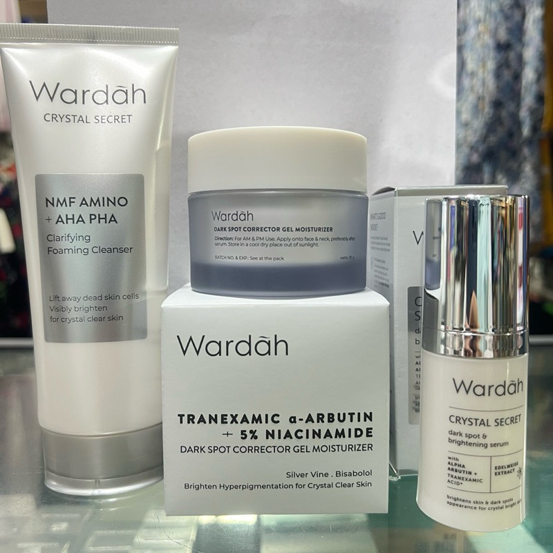 Wardah Paket Glowing Penghilang Flek Hitam