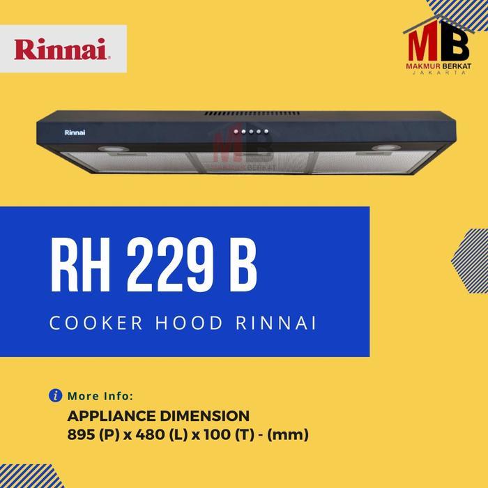 Rinnai Cooker Hood 90 cm RH 229 B