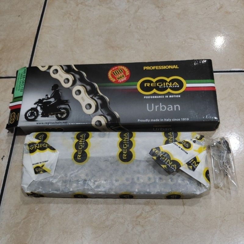 MURAH Rantai Motor Gold REGINA 428-132L