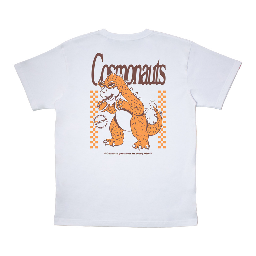 <Kaos Katun> Cosmonauts - Dino Burger Tee