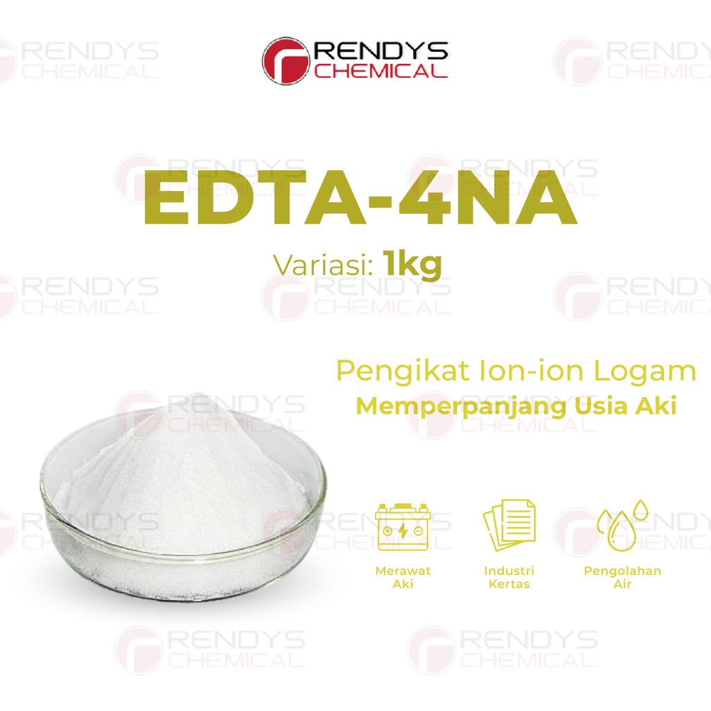 EDTA Teknis / EDTA-4Na / Vitamin Aki / BASF : TRILON-B - 1 Kg