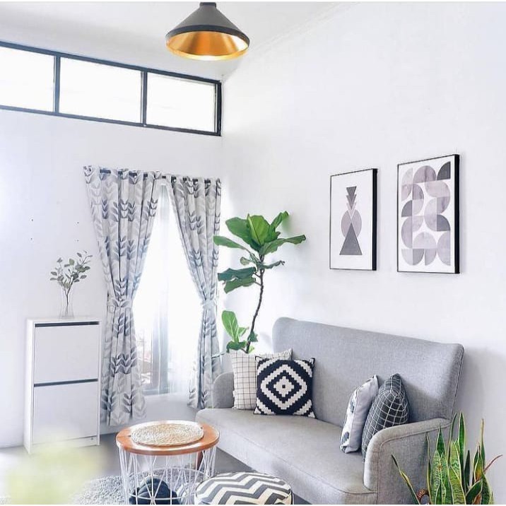 Gorden Minimalis Panjang 150cm-270cm Gorden Pintu Gorden Jendela Kamar Tirai Rumah