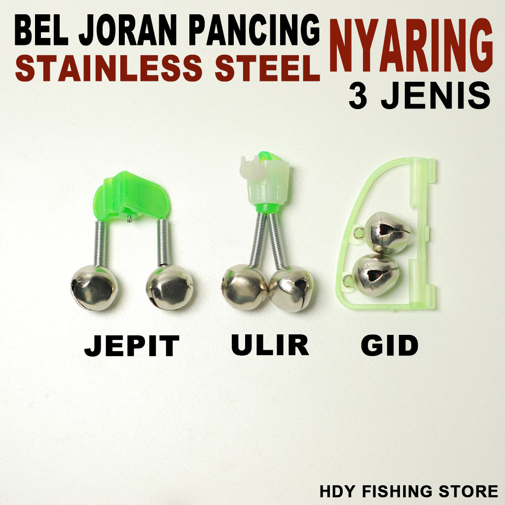 Bel Pancing Lonceng Joran Kerincingan Drat Jepit