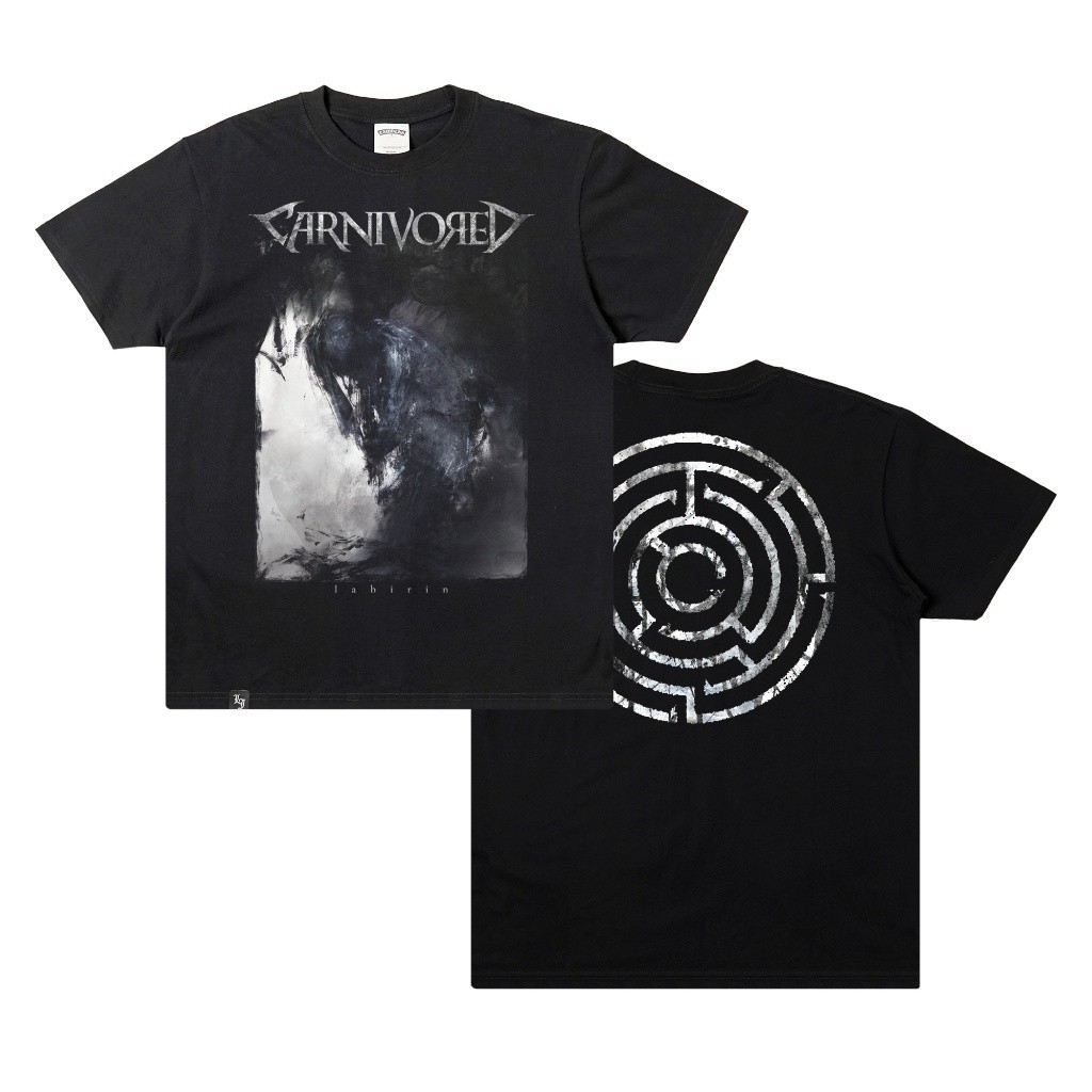 COD CODLawless Jakarta Records - Carnivored - Labirin T-shirt - Black Tidur pendek Fashion Hardworki
