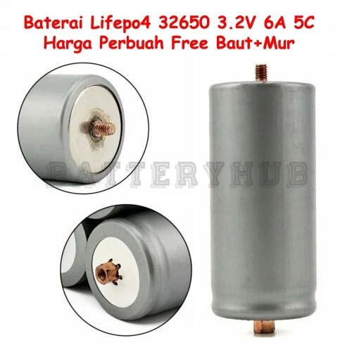 Swallashop.Id Battery Lithium 32650 Rechargeable Baterai Lifepo4 Battery 32700 Lifepo4 Lipo4 Lithium