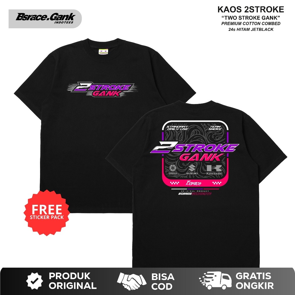 COD Kaos 2Stroke 2Tak Lovers Indonesia Baju Racing 2 Tak Gank 2 Tak 2Stroke Fiz R Ninja Yamaha Rx Ki