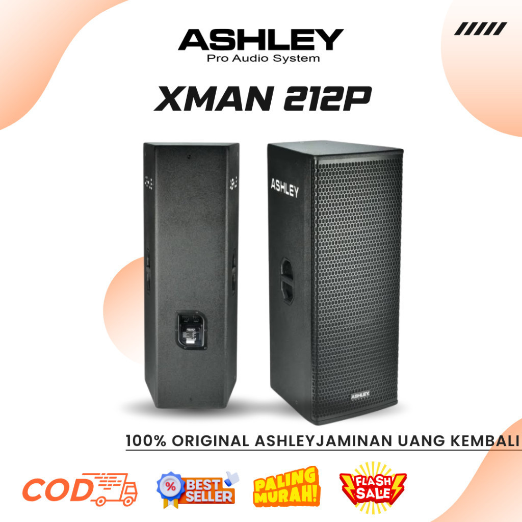 Speaker Pasif Ashley X Man 212P Professional 2-way Passive 2*12 inch Passive Speaker