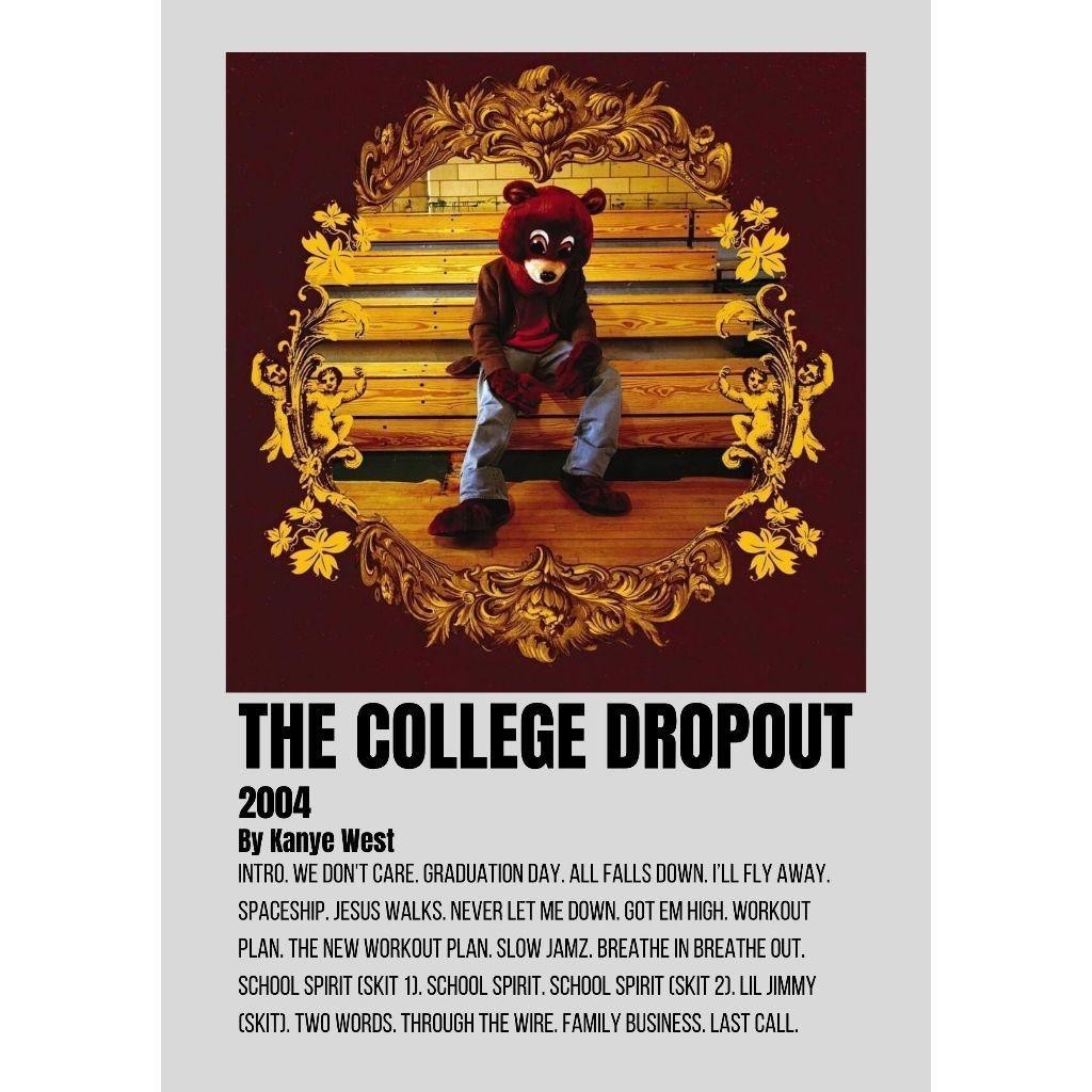 Album cover musik  The College Dropout by Kanye West