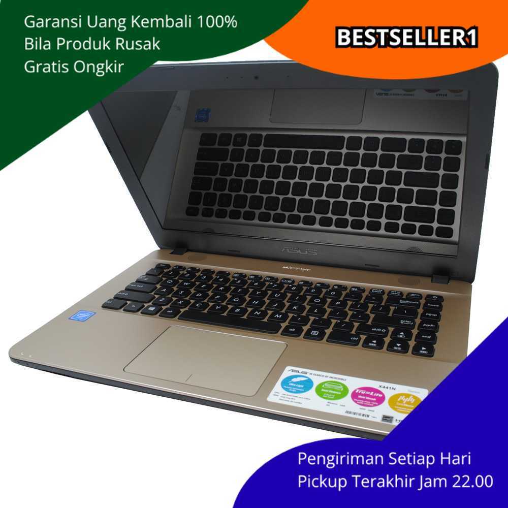 Laptop ASUS X441NA Intel Celeron N3350 RAM 4GB HDD 500GB Layar 14 Inch Windows 10 Murah Trendy Kekin