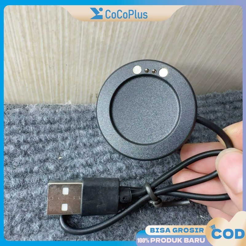 Charger Smartwatch 2 Pin Magnetik Dock Charger Untuk Hiwatch T500 Series 7 T500+ X6 X7 T55 Kabel Cha