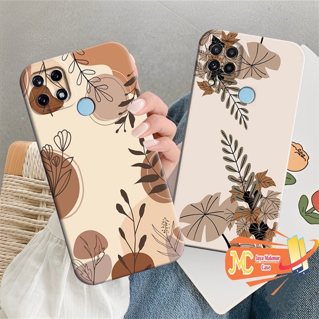 SOFTCASE REALME C51S/C12/C15/C25/C25S/NARZO 30A/NARZO 50A - Motif Walpaper aesthetic brown elegan ke