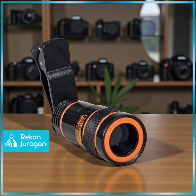 Lensa Telephoto Smartphone Telescopic Lens Anti Glare - DW4638