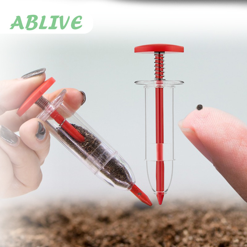 Alat Tanam Biji Alat Semai Benih Kecil Seed Planter Mini Lat Semai Bibit Cabe Plastik Alat Tanam Pen