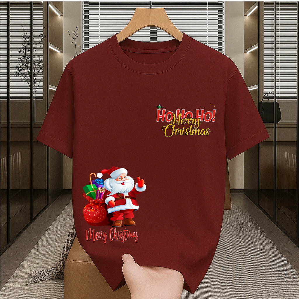 Kaos Natal Anak Sampai Dewasa Pria Wanita Kaos Natal keluarga couple set Baju Natal couple suami ist