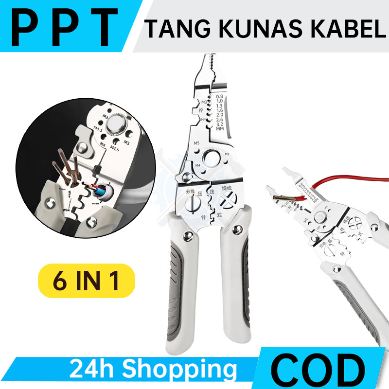 PPT Tang Multifungsi Tang Jepit Tang Kupas Kabel Tang Potong Tang Dekrustasi Tang Potong
