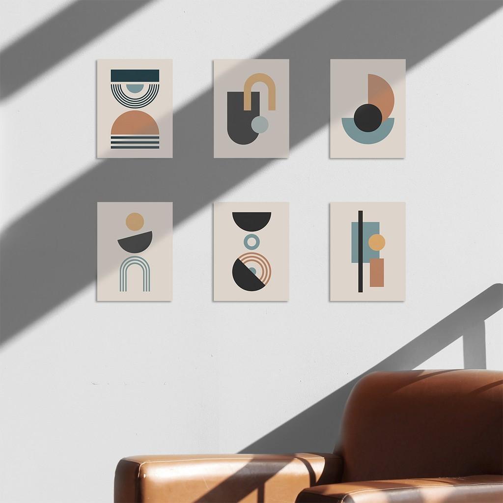 Poster Dinding MDF152 Desain Vintage Retro Wall Decor Hiasan Dinding Kamar Rumah Abstract Abstrak  E