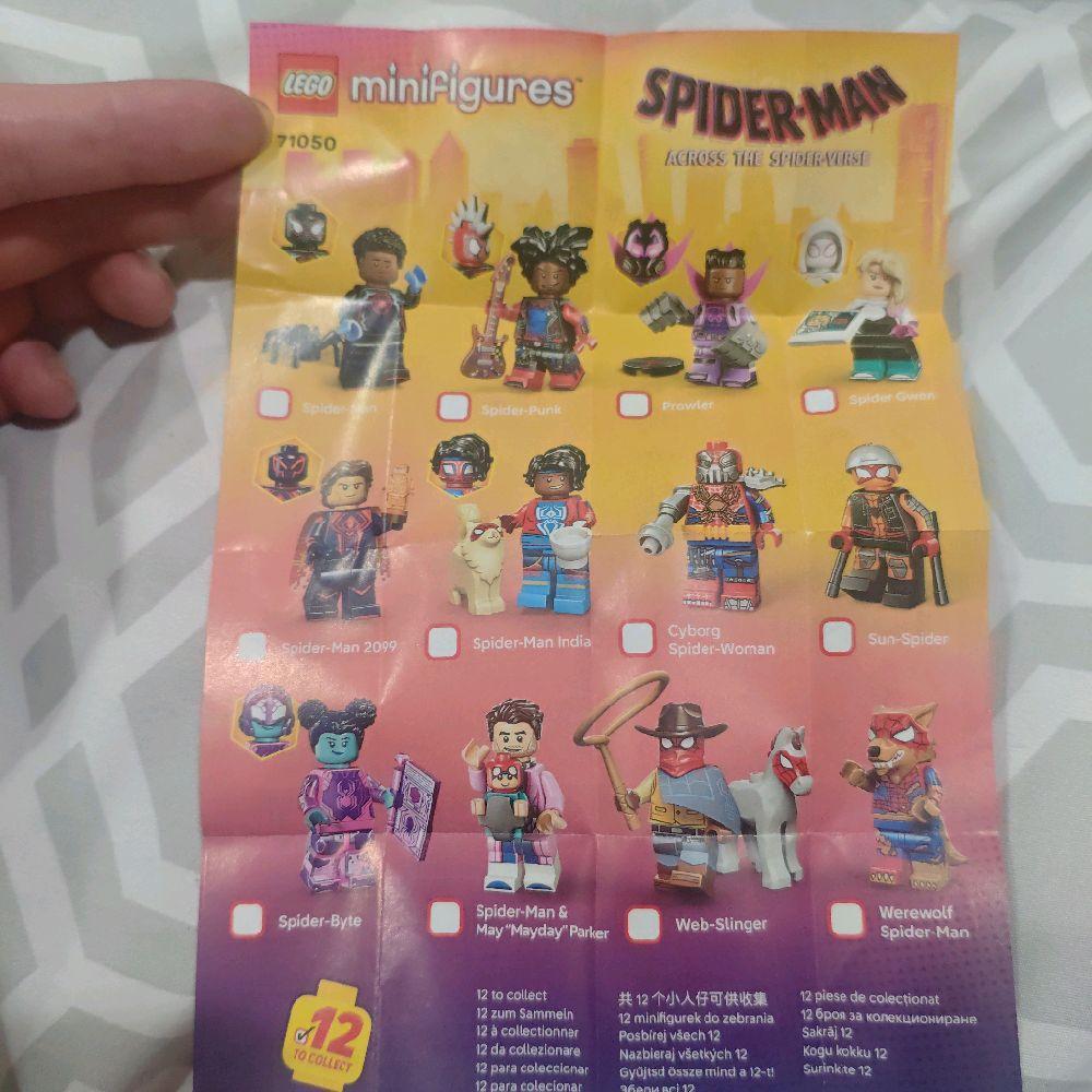 Spiderman Minifigure Lego Spiderman Accros The Spider Verse Minifigure Set Lego/Figure/Accessories