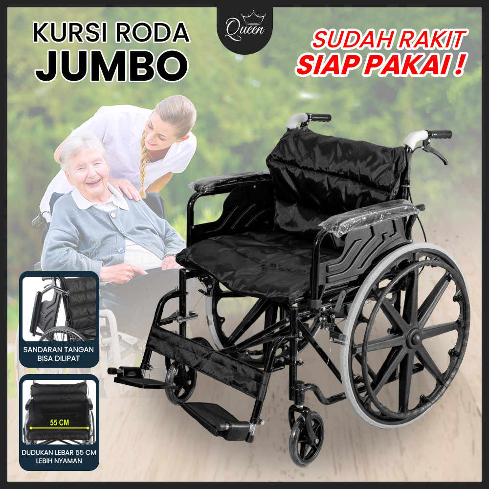 QG Kursi Roda Jumbo Big Size 150kg