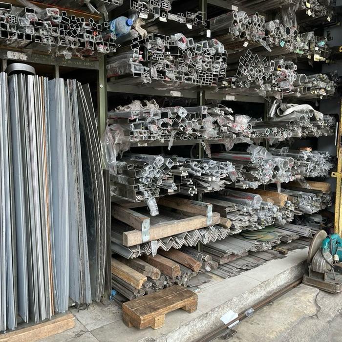 Pipa stainless kotak, hollow, square, retangular 10mm x 20mm tbl 1,0mm custom - 20cm