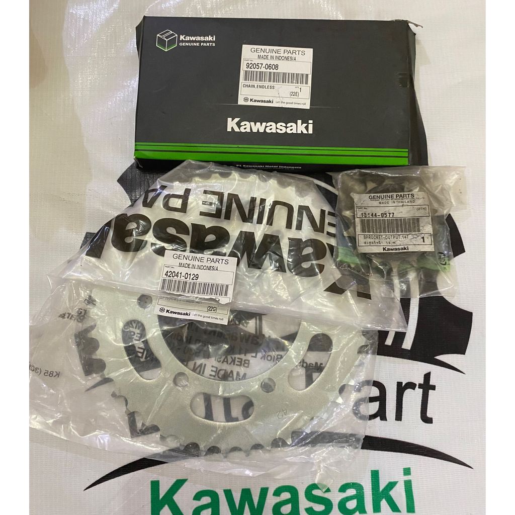 GEAR SET GIR SET NINJA RR MONO Z250SL ORIGINAL