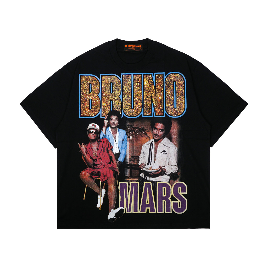 KKONTENER BRUNO MARS OVERSIZE TSHIRT BLACK
