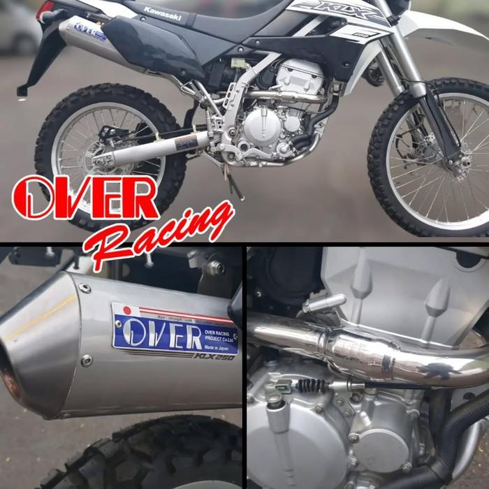 Knalpot Full System Oval Kawasaki KLX 250 OVER Racing Asia