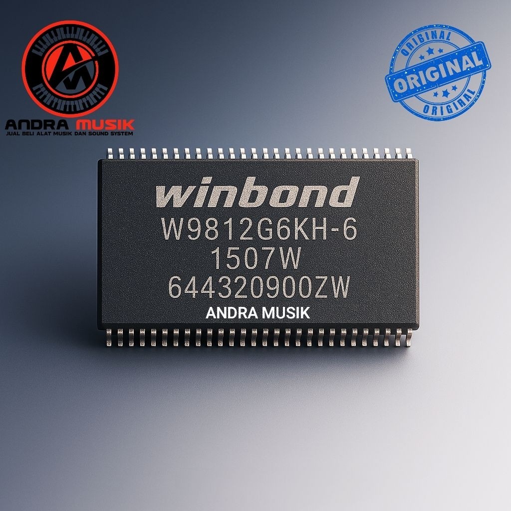 IC SD RAM Original Winbond W9812G6KH-6 Kondisi Baru