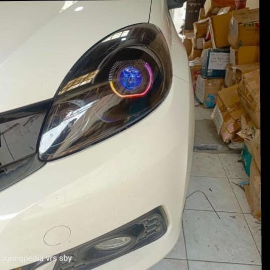 promo sale Paketan HEADLAMP BRIO old Fulset PRO7 Biled PROJI RGB - P725BL