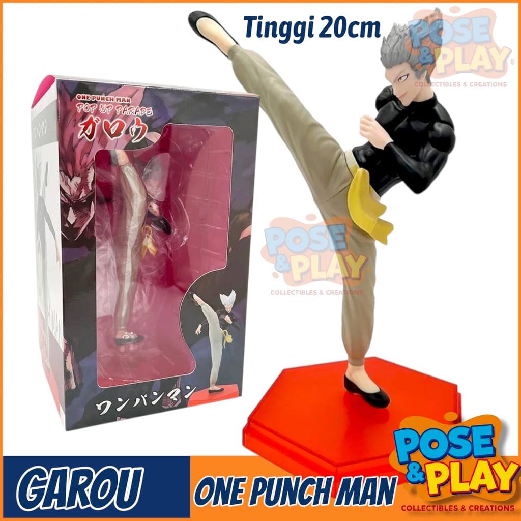 READY STOK Action Figure One Punch Man Garou Kick 20cm By POP UP Parade