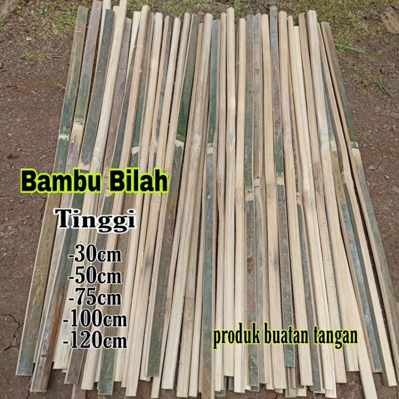 Bambu bilah - Ajir Turus penyangga tanaman - Kandang - Pagar Ajir Bambu Apus - Farm Shop