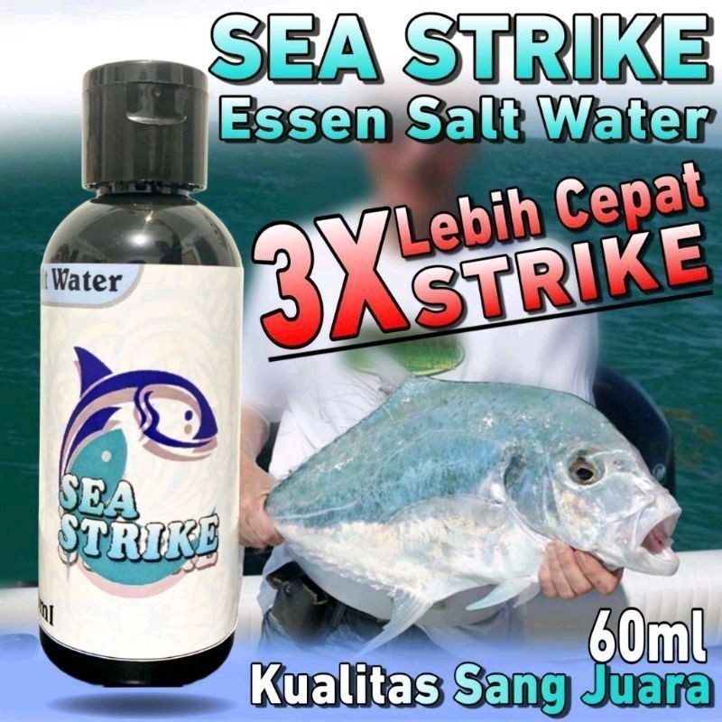 MOSES - Essen Sea Strike Umpan Ikan Air Payau Danau Tawar Essen Terbaru Siap Strike X Lebih Cepat