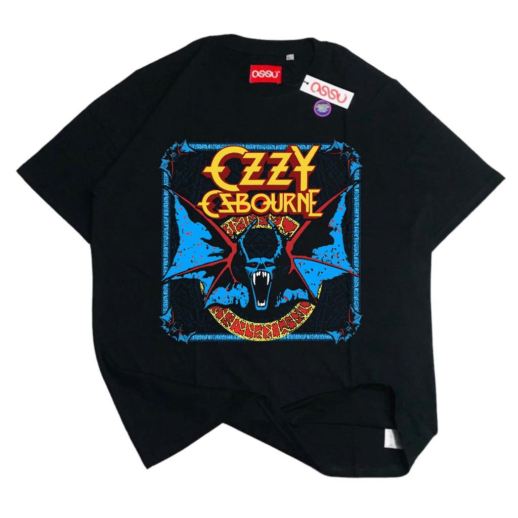 (COD) OSSU TSHIRT MUSIK LEGEND OZZY OSBOURNE | KAOS VINTAGE MUSIK OZZY OSBOURNE ENGLISH SINGER | KAO