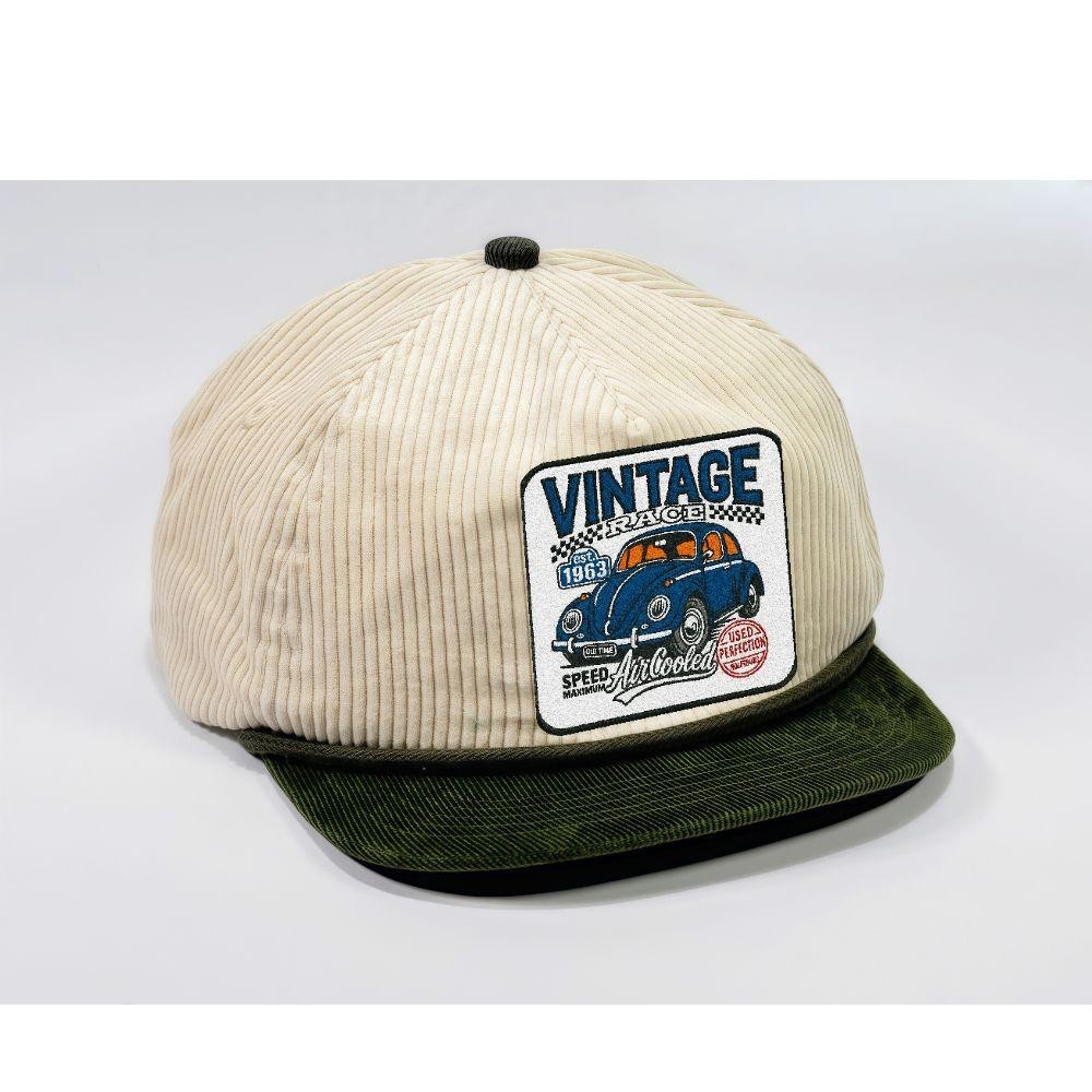 ROPEHAT topi visor pendek CORDUROY BORDIR VINTAGE Anak Laki Perempuan Skena bisa COD Fashion